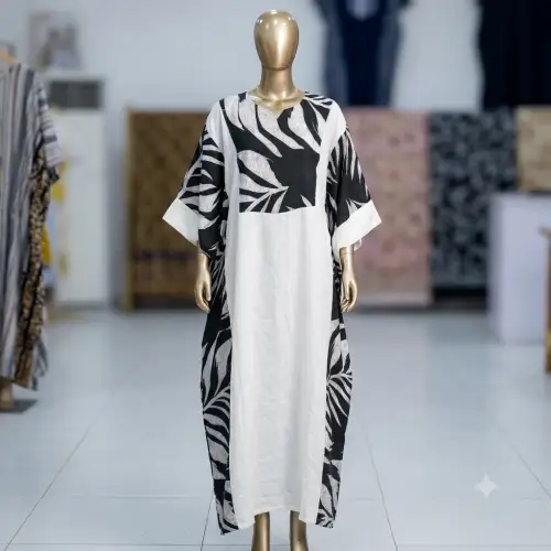 Kaftan Sénégalais Élégance Botanique